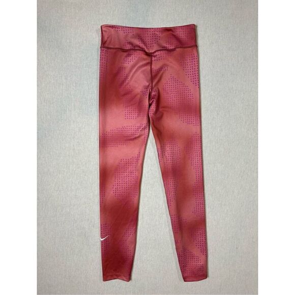 Nike Women’s Dri Fit Leggings Pink Polka Dots Sz XL - Picture 5 of 7